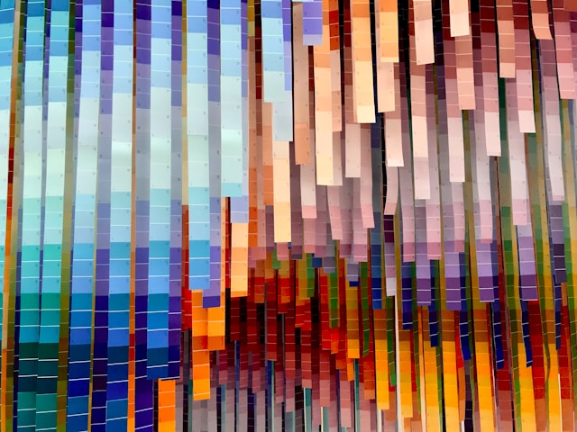 A vast palette of colors